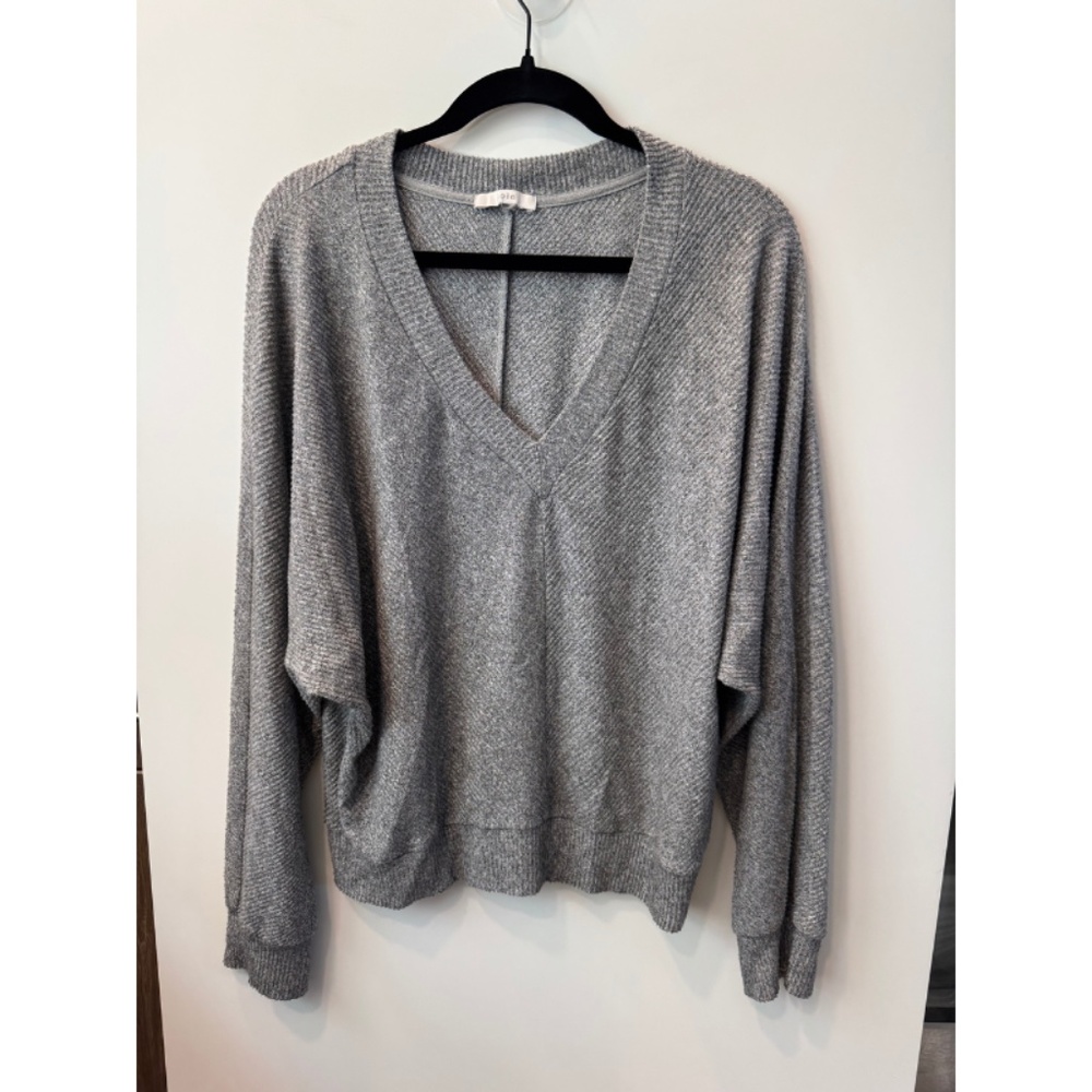 Joie Ribbed V-Neck Sweater